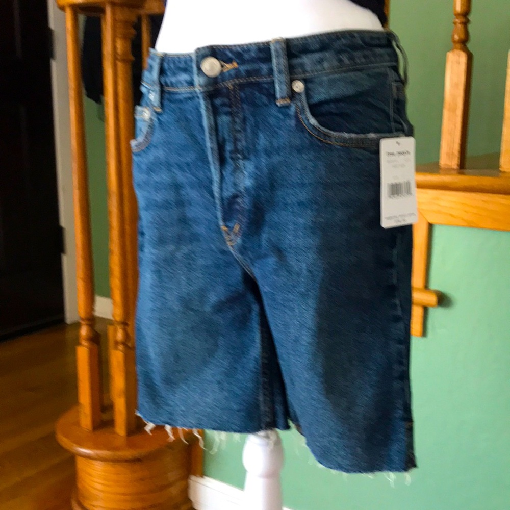 Free people button up denim jeans size 27